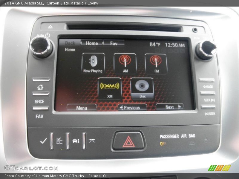Controls of 2014 Acadia SLE