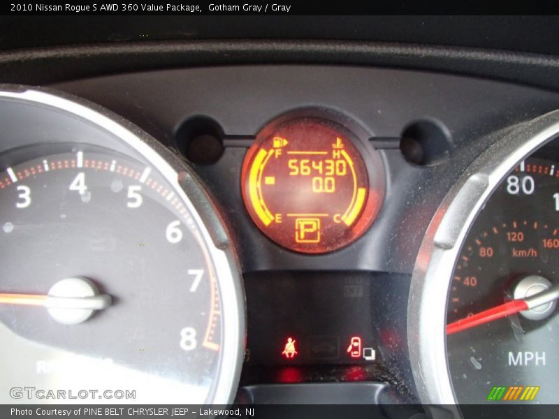 Gotham Gray / Gray 2010 Nissan Rogue S AWD 360 Value Package
