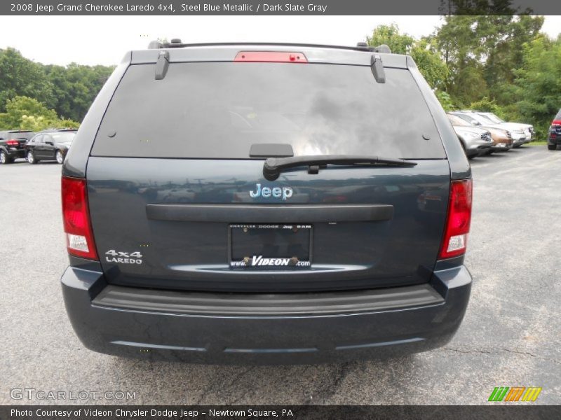 Steel Blue Metallic / Dark Slate Gray 2008 Jeep Grand Cherokee Laredo 4x4