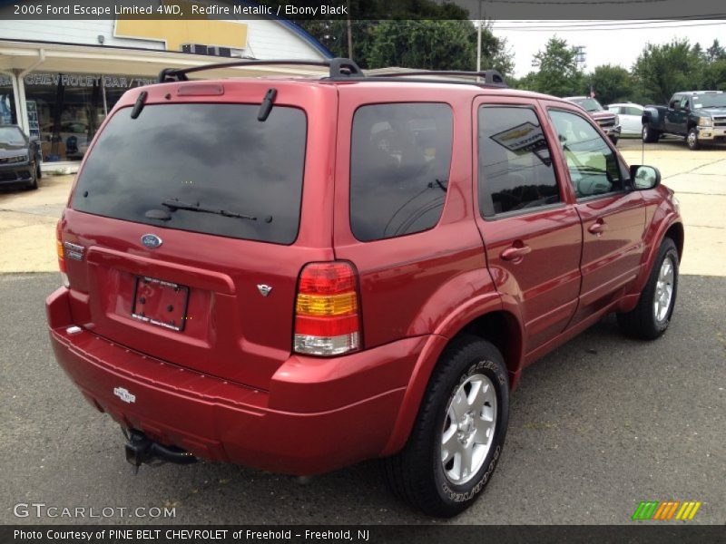Redfire Metallic / Ebony Black 2006 Ford Escape Limited 4WD