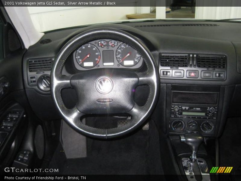 Silver Arrow Metallic / Black 2001 Volkswagen Jetta GLS Sedan