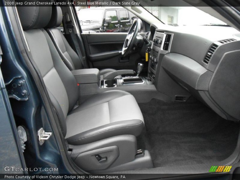 Steel Blue Metallic / Dark Slate Gray 2008 Jeep Grand Cherokee Laredo 4x4