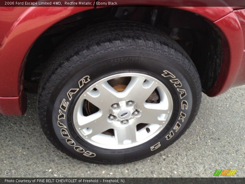 Redfire Metallic / Ebony Black 2006 Ford Escape Limited 4WD