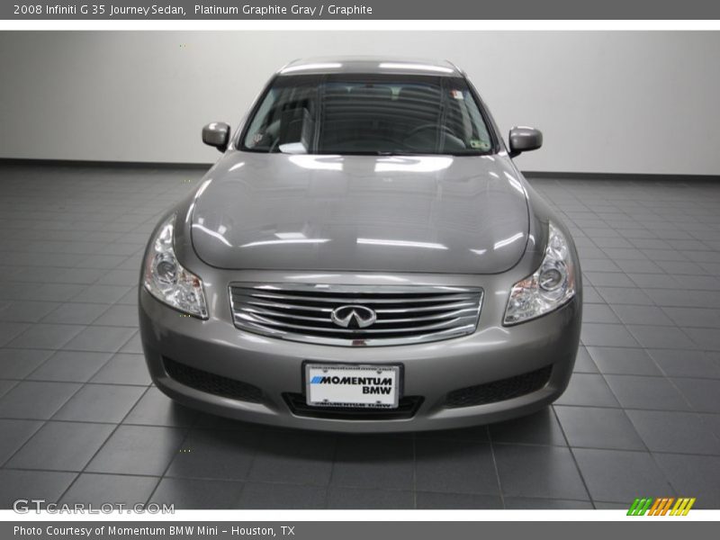 Platinum Graphite Gray / Graphite 2008 Infiniti G 35 Journey Sedan