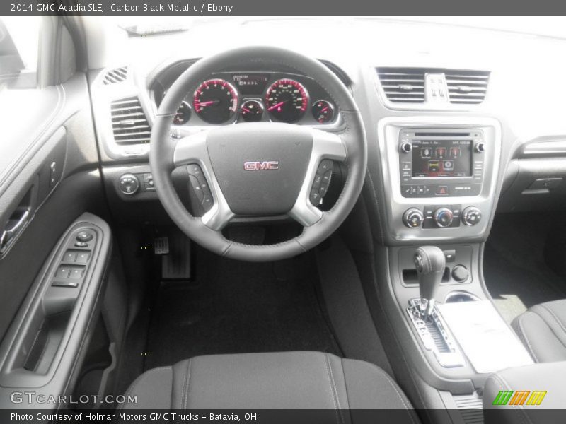 Dashboard of 2014 Acadia SLE