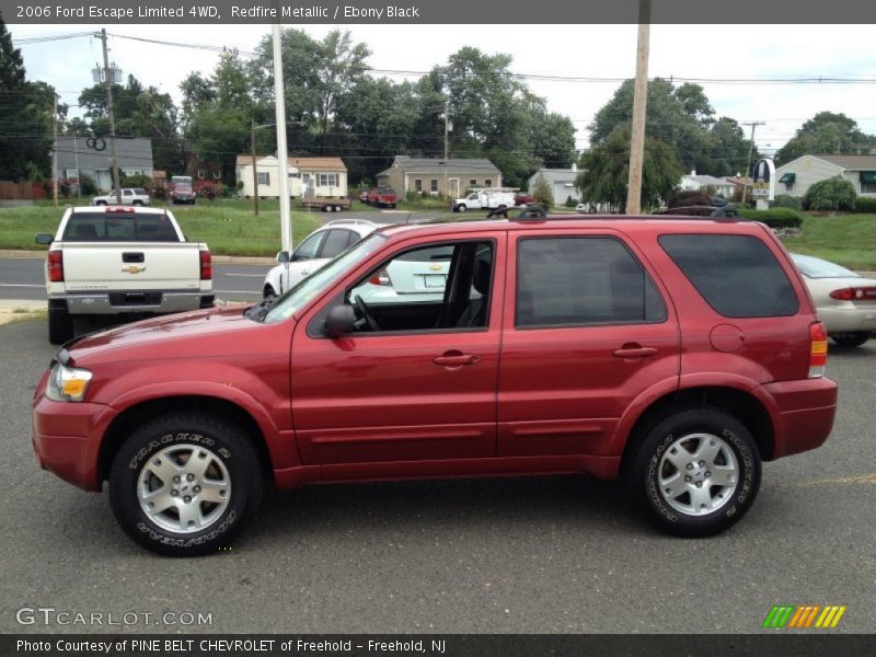 Redfire Metallic / Ebony Black 2006 Ford Escape Limited 4WD