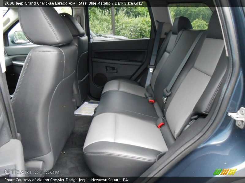 Steel Blue Metallic / Dark Slate Gray 2008 Jeep Grand Cherokee Laredo 4x4