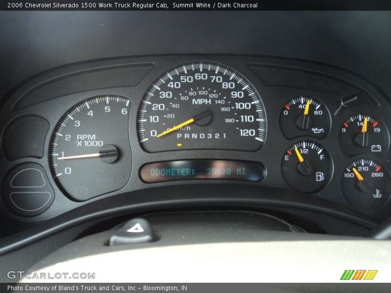 Summit White / Dark Charcoal 2006 Chevrolet Silverado 1500 Work Truck Regular Cab