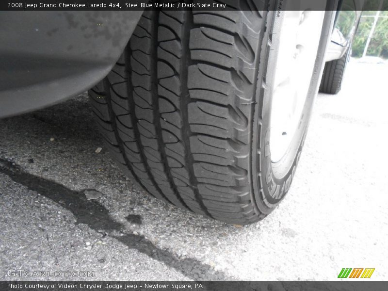 Steel Blue Metallic / Dark Slate Gray 2008 Jeep Grand Cherokee Laredo 4x4