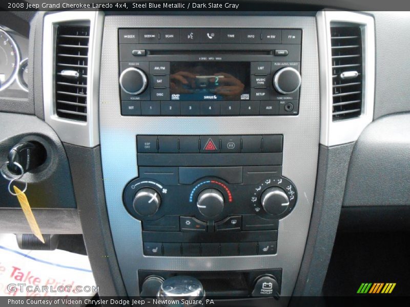 Steel Blue Metallic / Dark Slate Gray 2008 Jeep Grand Cherokee Laredo 4x4