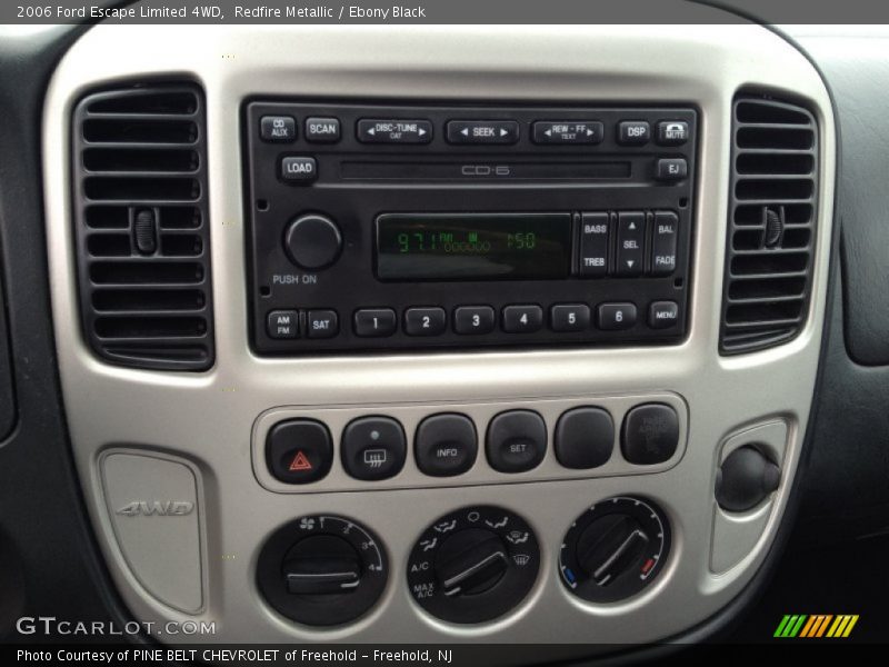 Redfire Metallic / Ebony Black 2006 Ford Escape Limited 4WD