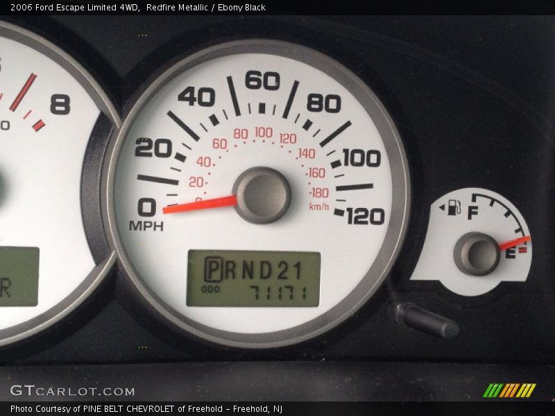 Redfire Metallic / Ebony Black 2006 Ford Escape Limited 4WD