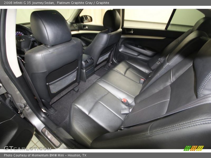 Platinum Graphite Gray / Graphite 2008 Infiniti G 35 Journey Sedan