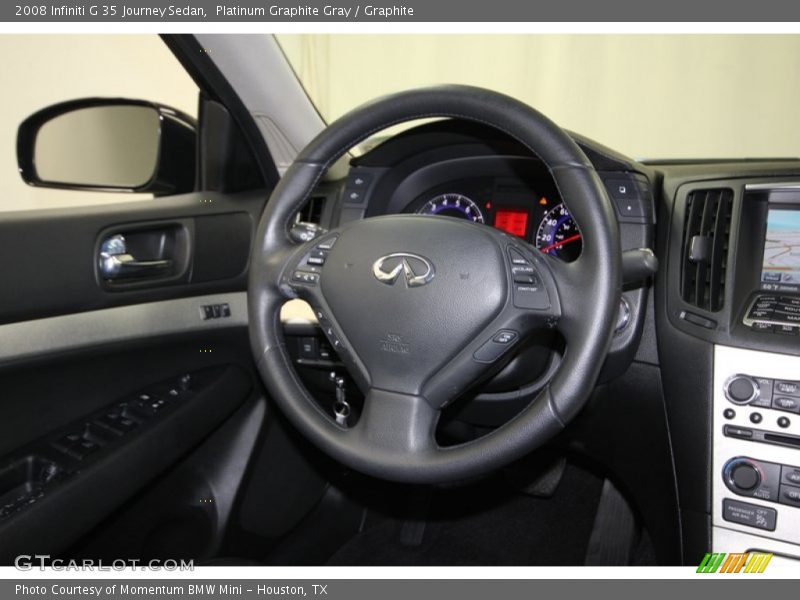Platinum Graphite Gray / Graphite 2008 Infiniti G 35 Journey Sedan