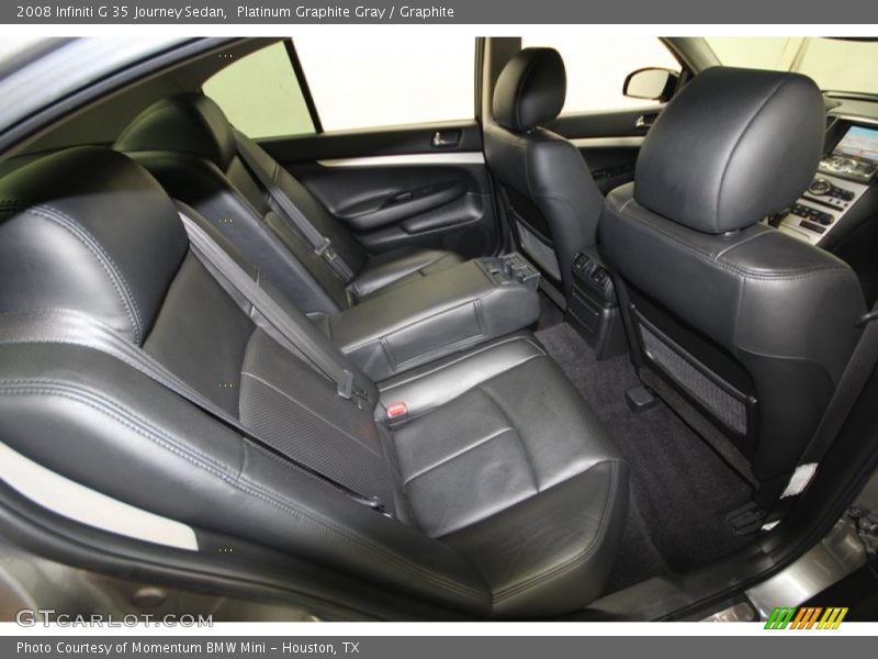 Platinum Graphite Gray / Graphite 2008 Infiniti G 35 Journey Sedan