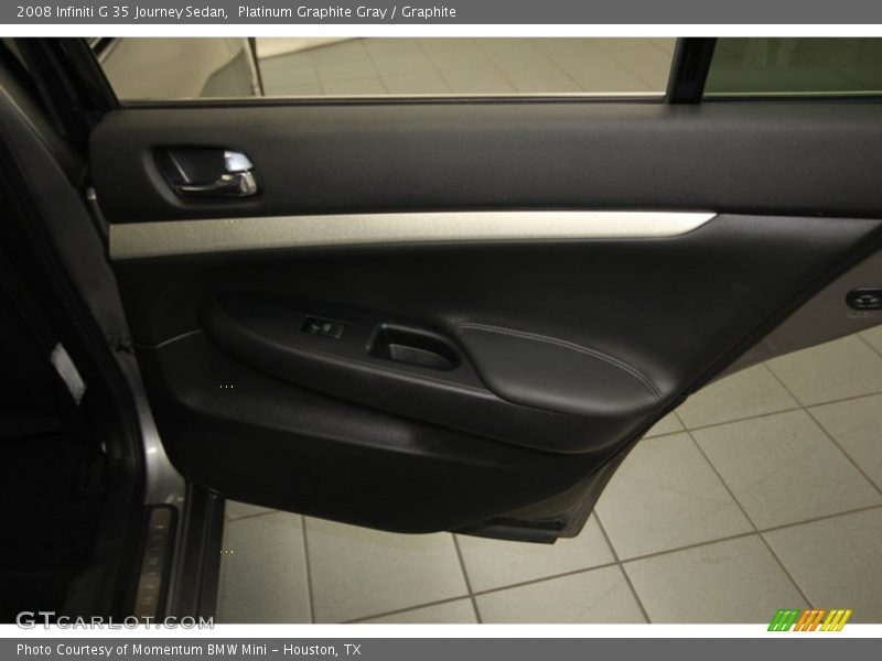 Platinum Graphite Gray / Graphite 2008 Infiniti G 35 Journey Sedan
