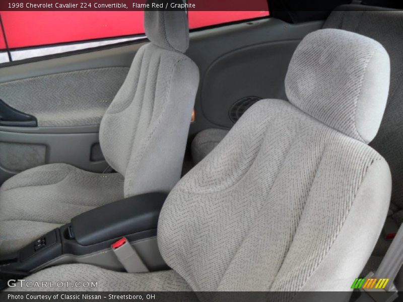 Flame Red / Graphite 1998 Chevrolet Cavalier Z24 Convertible