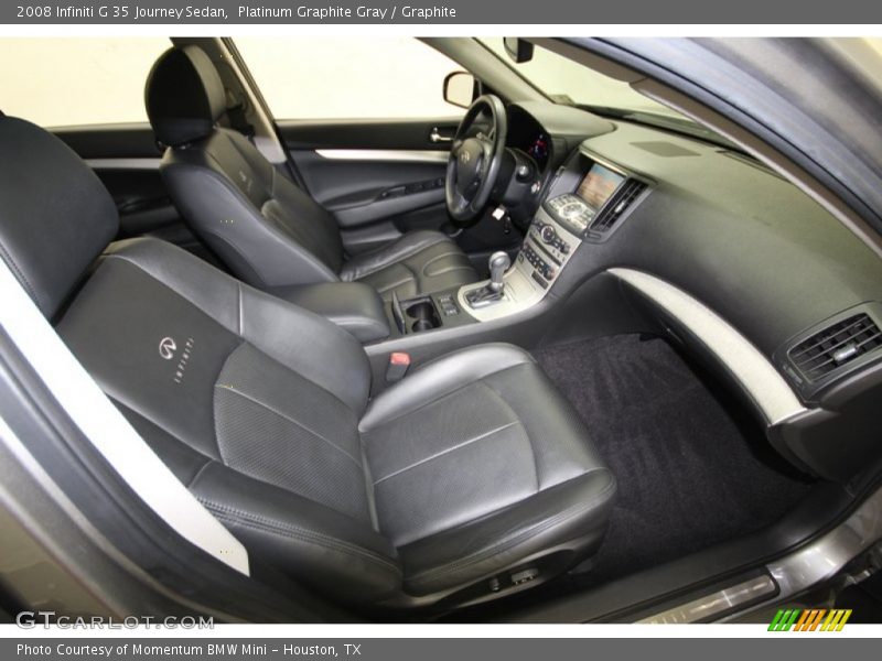 Platinum Graphite Gray / Graphite 2008 Infiniti G 35 Journey Sedan