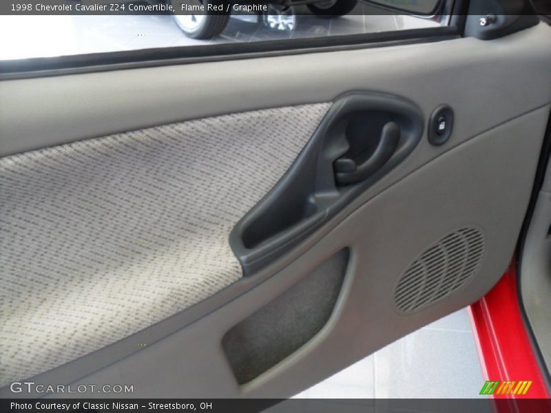 Flame Red / Graphite 1998 Chevrolet Cavalier Z24 Convertible