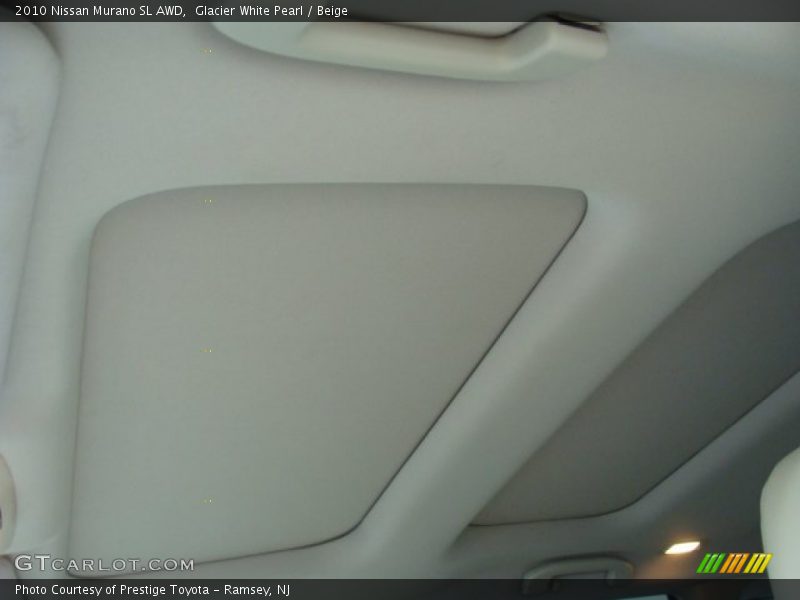 Glacier White Pearl / Beige 2010 Nissan Murano SL AWD