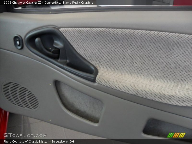 Flame Red / Graphite 1998 Chevrolet Cavalier Z24 Convertible