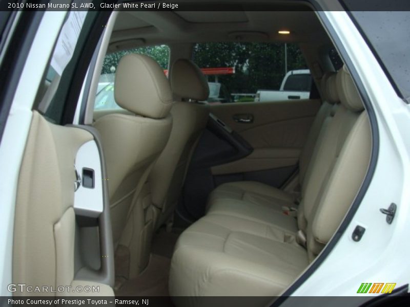 Glacier White Pearl / Beige 2010 Nissan Murano SL AWD