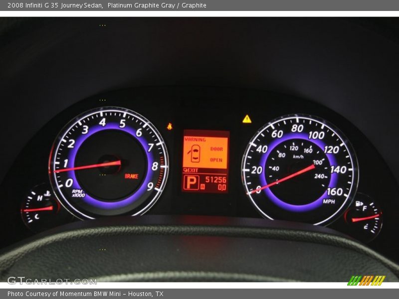 Platinum Graphite Gray / Graphite 2008 Infiniti G 35 Journey Sedan