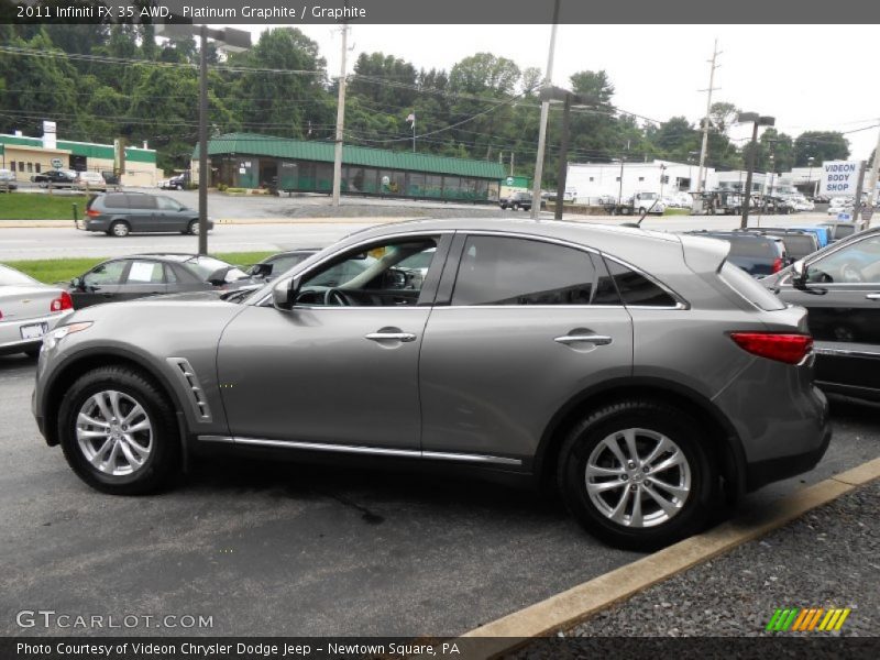 Platinum Graphite / Graphite 2011 Infiniti FX 35 AWD