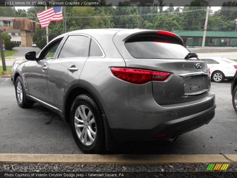 Platinum Graphite / Graphite 2011 Infiniti FX 35 AWD