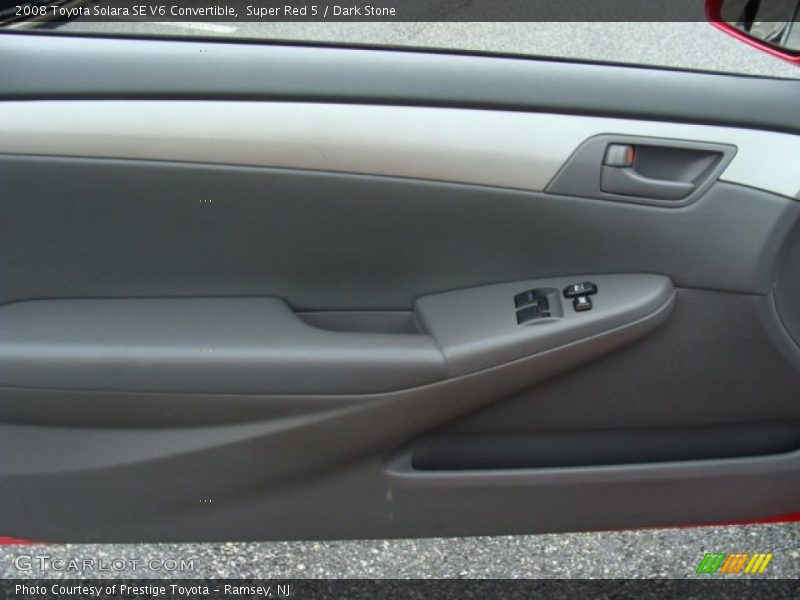 Super Red 5 / Dark Stone 2008 Toyota Solara SE V6 Convertible