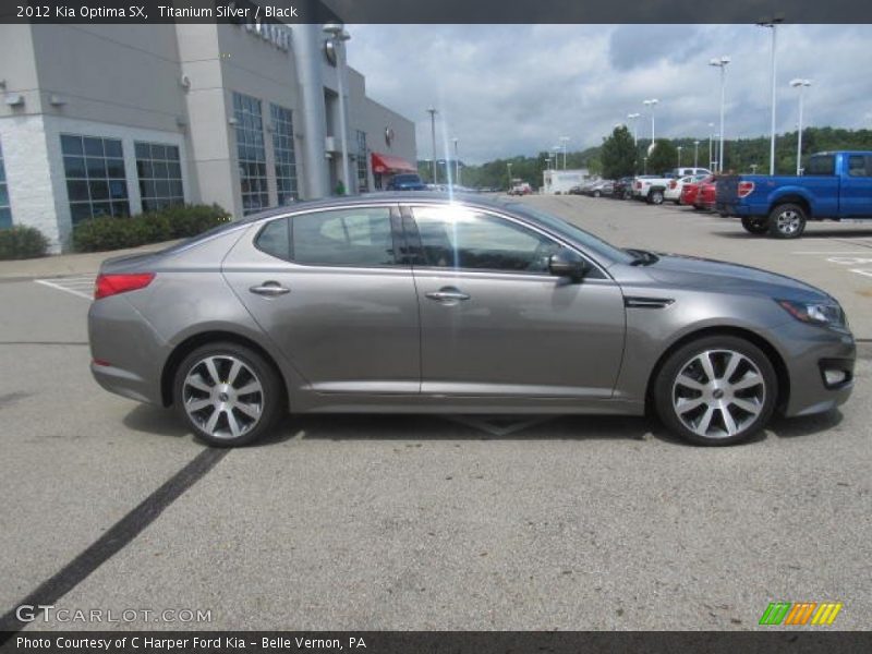 Titanium Silver / Black 2012 Kia Optima SX
