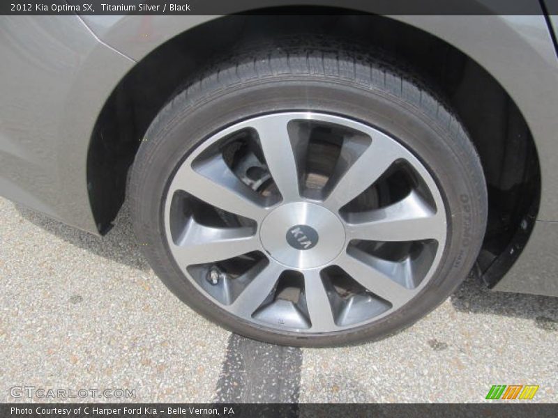 Titanium Silver / Black 2012 Kia Optima SX