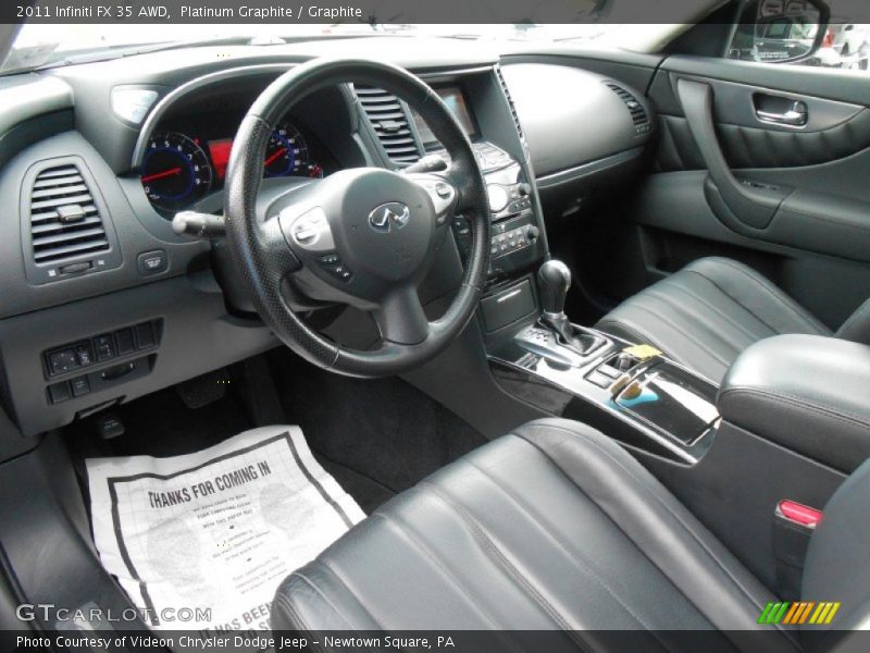 Platinum Graphite / Graphite 2011 Infiniti FX 35 AWD