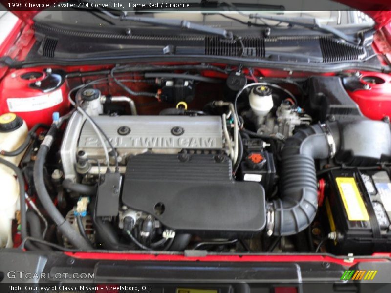  1998 Cavalier Z24 Convertible Engine - 2.4 Liter DOHC 16-Valve 4 Cylinder