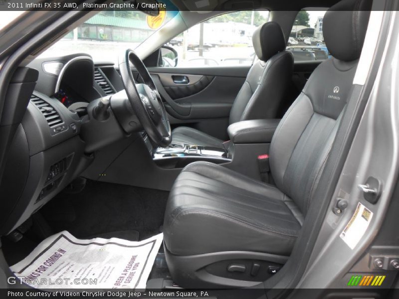 Platinum Graphite / Graphite 2011 Infiniti FX 35 AWD