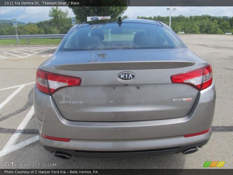 Titanium Silver / Black 2012 Kia Optima SX