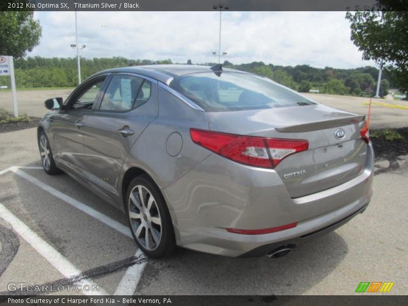 Titanium Silver / Black 2012 Kia Optima SX