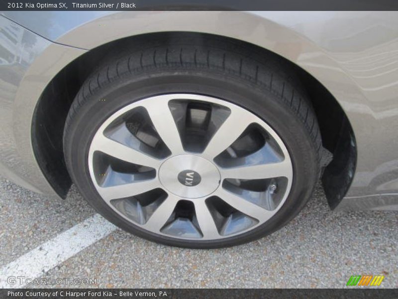 Titanium Silver / Black 2012 Kia Optima SX