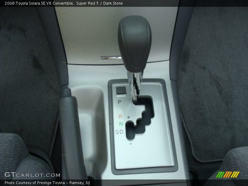 Super Red 5 / Dark Stone 2008 Toyota Solara SE V6 Convertible