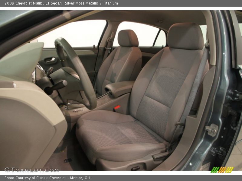 Front Seat of 2009 Malibu LT Sedan