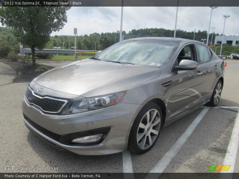 Titanium Silver / Black 2012 Kia Optima SX