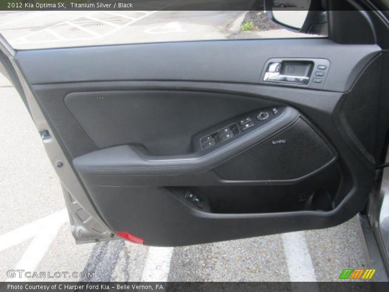 Titanium Silver / Black 2012 Kia Optima SX