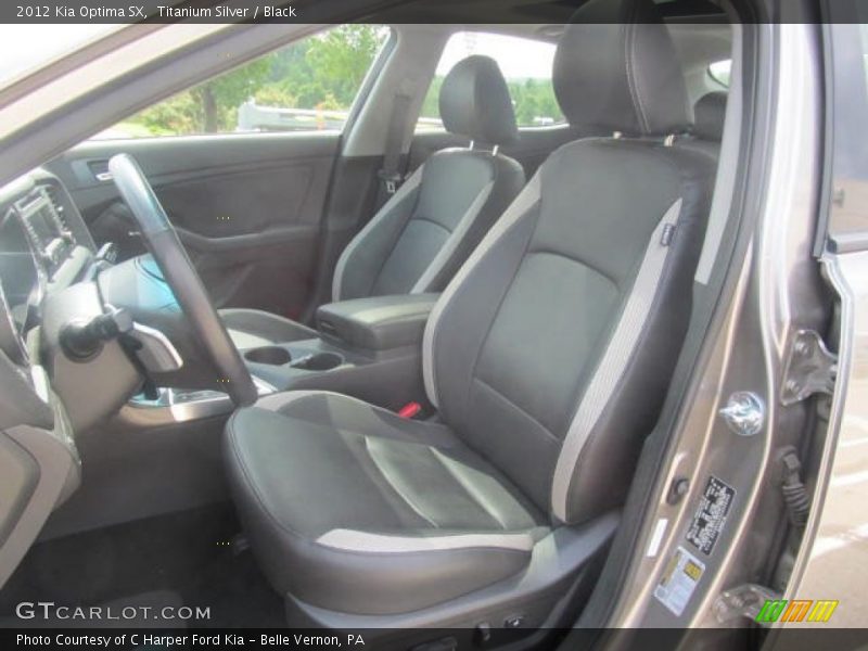 Titanium Silver / Black 2012 Kia Optima SX