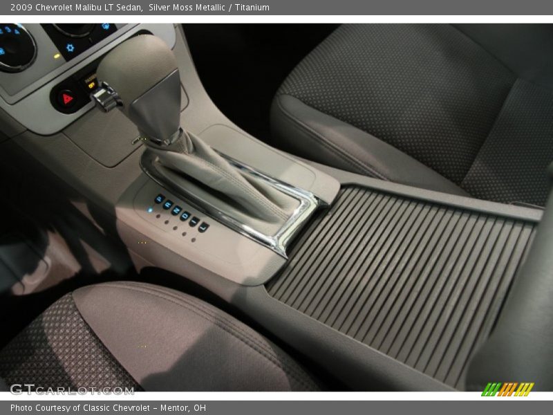 Silver Moss Metallic / Titanium 2009 Chevrolet Malibu LT Sedan