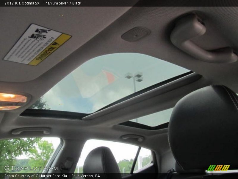 Titanium Silver / Black 2012 Kia Optima SX