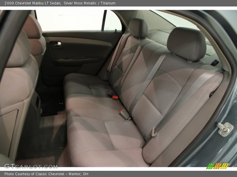 Silver Moss Metallic / Titanium 2009 Chevrolet Malibu LT Sedan