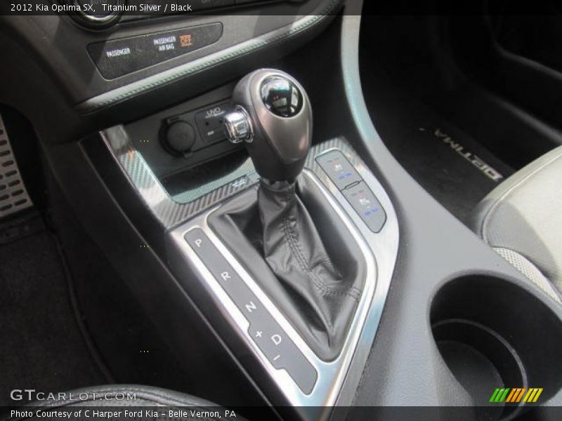 Titanium Silver / Black 2012 Kia Optima SX