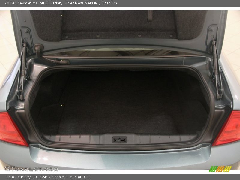 Silver Moss Metallic / Titanium 2009 Chevrolet Malibu LT Sedan