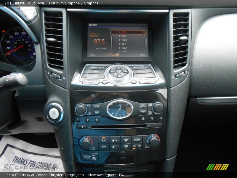 Platinum Graphite / Graphite 2011 Infiniti FX 35 AWD