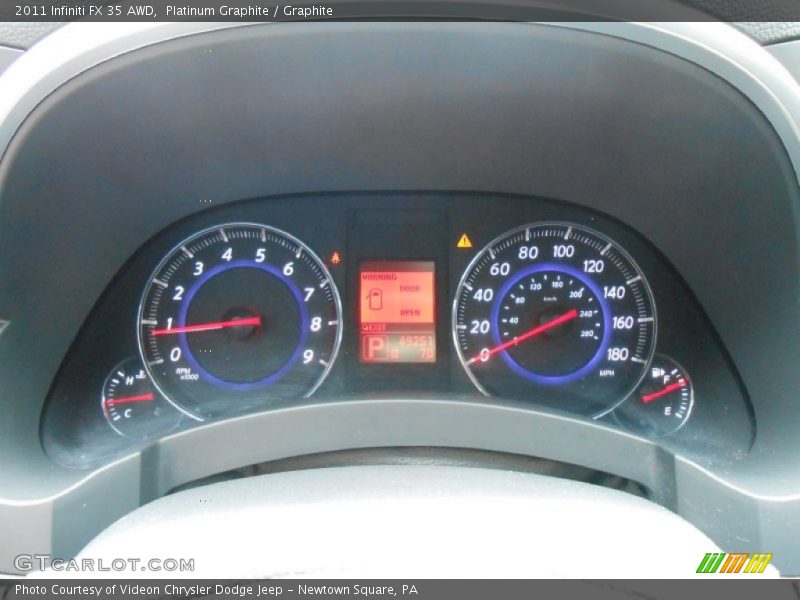 Platinum Graphite / Graphite 2011 Infiniti FX 35 AWD
